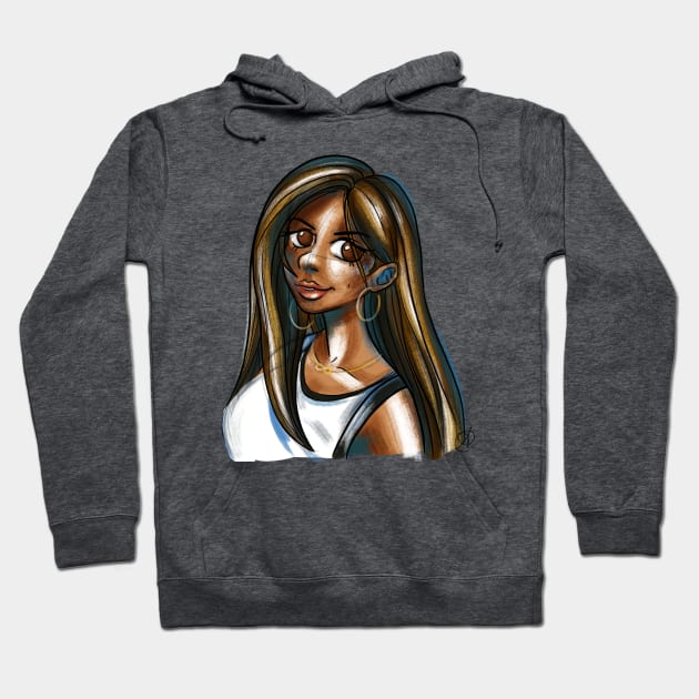 Aliyah Art x Tifa Lockhart Hoodie by aliyahart